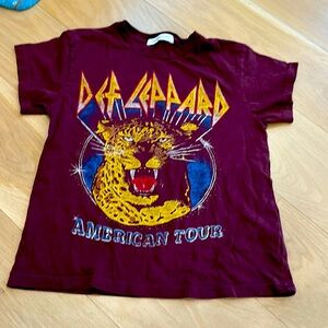 Daydreamer DEFLEPPARD t shirt Maroon
